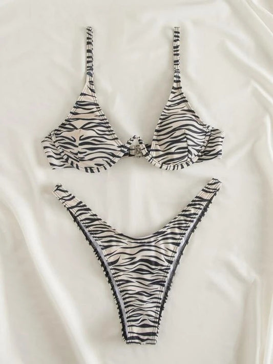 Safari Bikini - Zebra